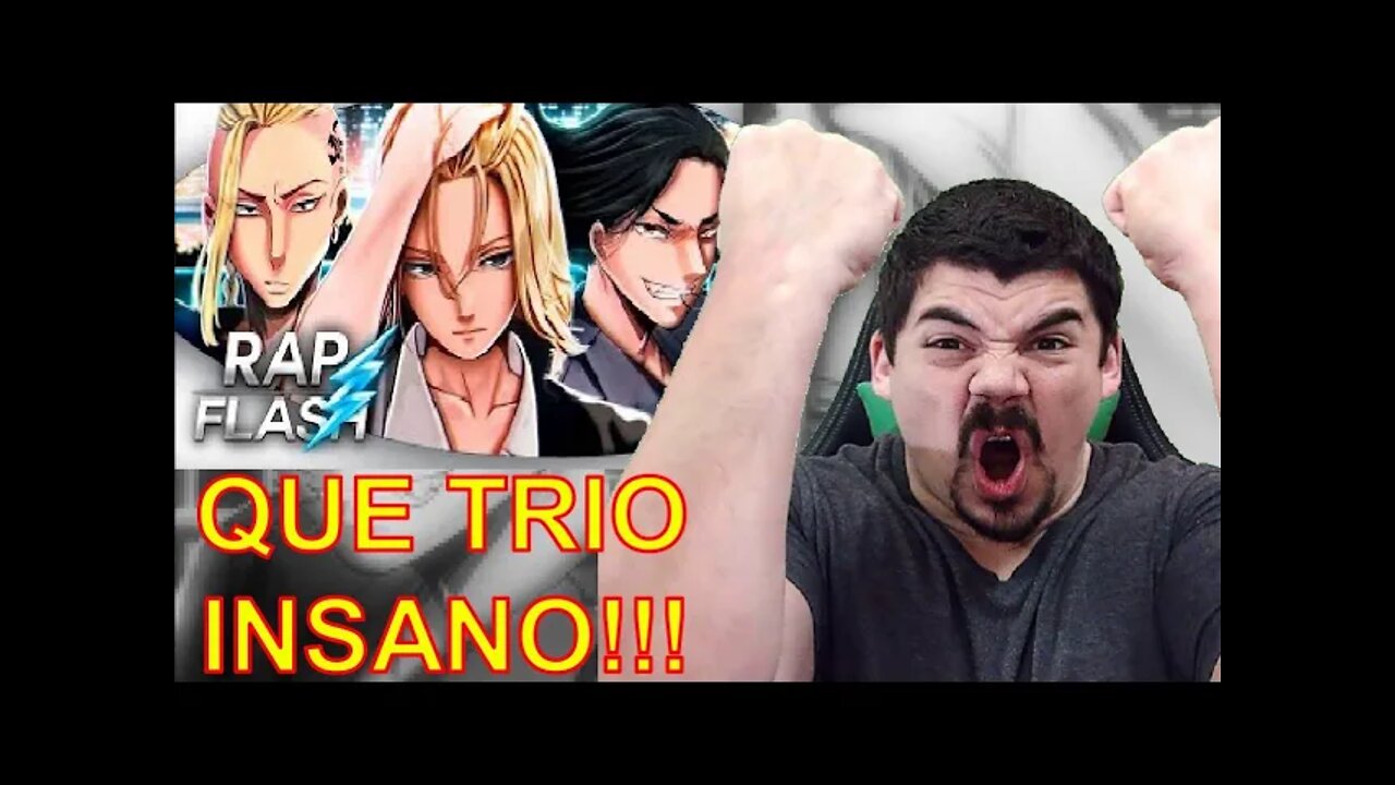 REACT Rap - Os Mais Fortes Toman (Mikey, Draken, Baji) Ft. Flash Beats (Prod. WB) - MELHOR DO MUNDO