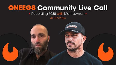 Oneegs Show Ep#38 Matt Lawson's Epic Walk for the Jab Injured