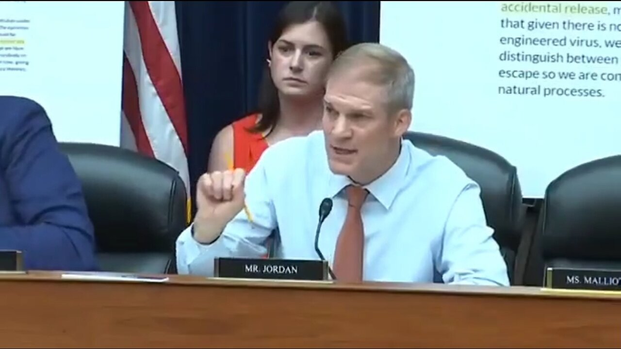 Jim Jordan Grills Doctor Who Says COVID Origin Was From Nature, Not Lab Leak
