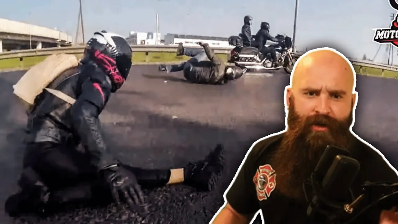 let's talk about how to handle this crazy motorcycle crash