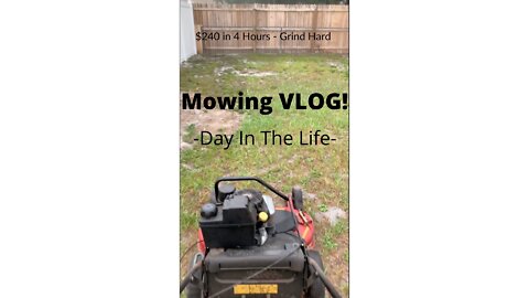 Day In The Life Of A Lawn Mower VLOG | Truck Set Up - Grind Hard!