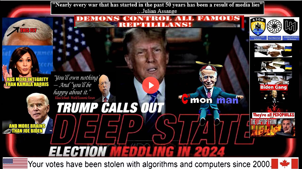 Trump Calls Out Deep State Meddling in 2024 Election (Election Fraud links in description)