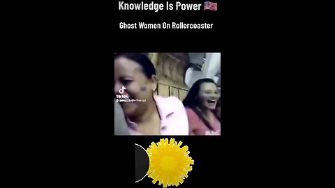 Women Ghost Appears On Rollercoaster 🎢