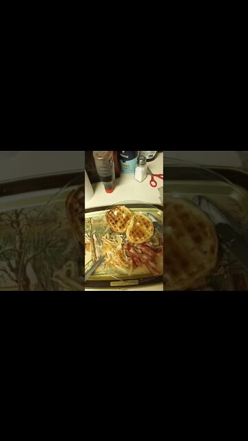 @Poppa Will and @KylaniMgmt ,Pop cooking it up (part 7) #they2kshow #breakfast