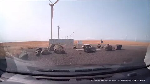 Ride Along with Q #217 - John Demoss Roadside Memorial Wind Farm View Point 08/17/21 - Q Madp