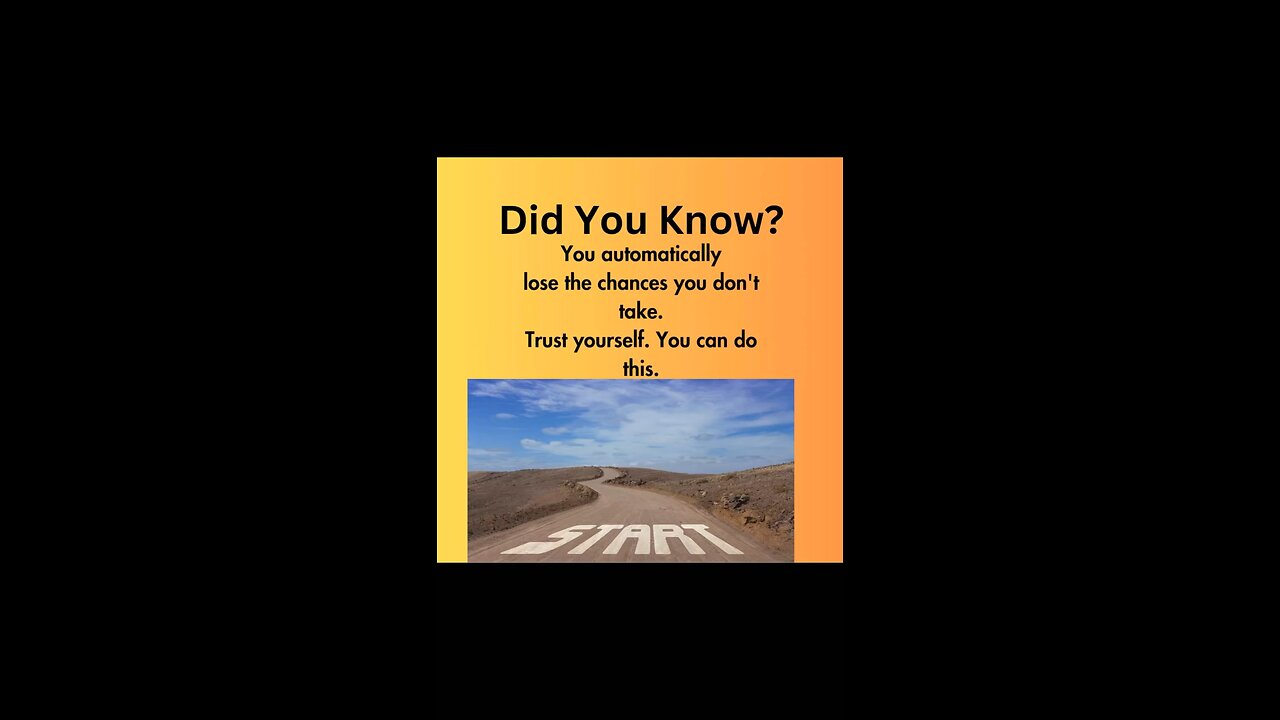 #Trust #yourself
