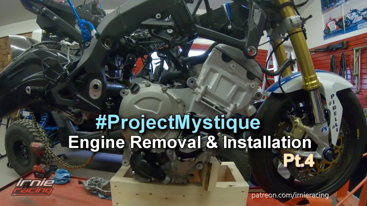 S1000RR Engine Removal & Installation Series Pt.4 #projectMystique
