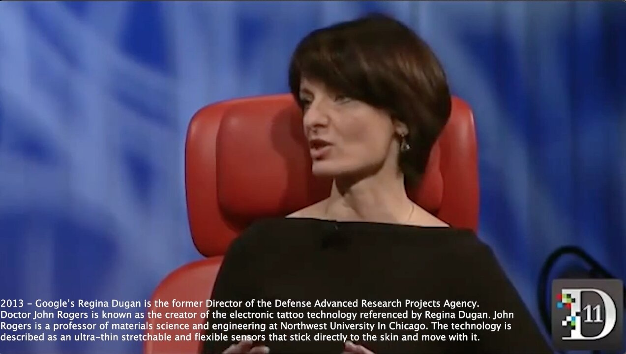 Mark of the Beast | "We Got to Do Alot of Epic SH$% When I Was At DARPA. What We Plan to Do Is to Advance A Tattoo That Could Be Used for Authentication. Vitamin Authentication...Has a Small Chip Inside of It." - Google's Regina Dugan