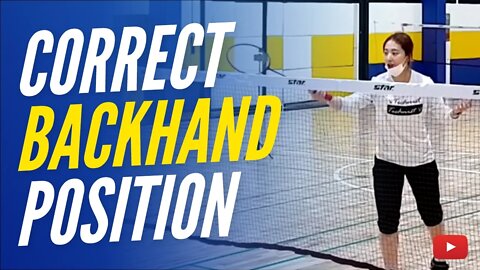 Badminton Players' Correct Backhand Position - Anazo_Badminton - Korean with English Subtitles