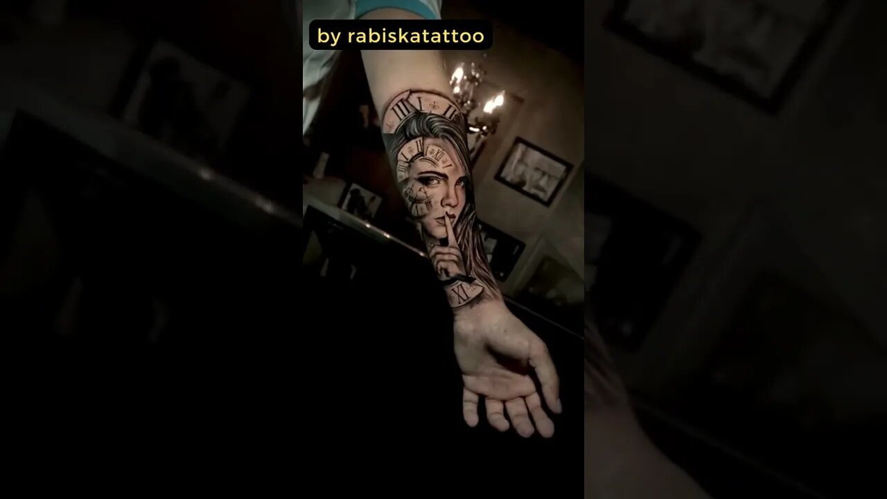 Stunning Work By rabiskatattoo #shorts #tattoos #inked #youtubeshorts