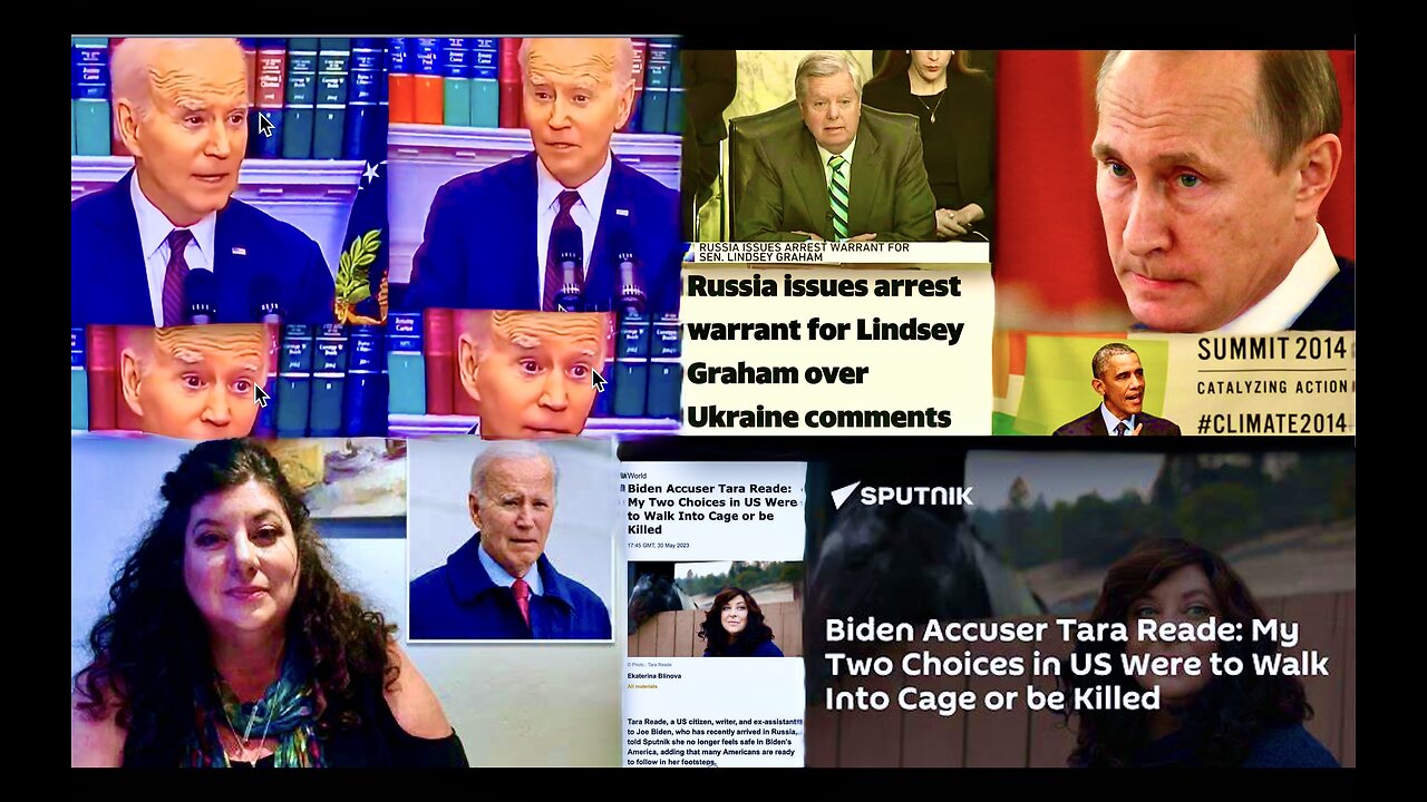 Biden CIA Face Mask Video Tara Reade Defects To Russia Arrest Warrant For USA Senator Lindsey Graham