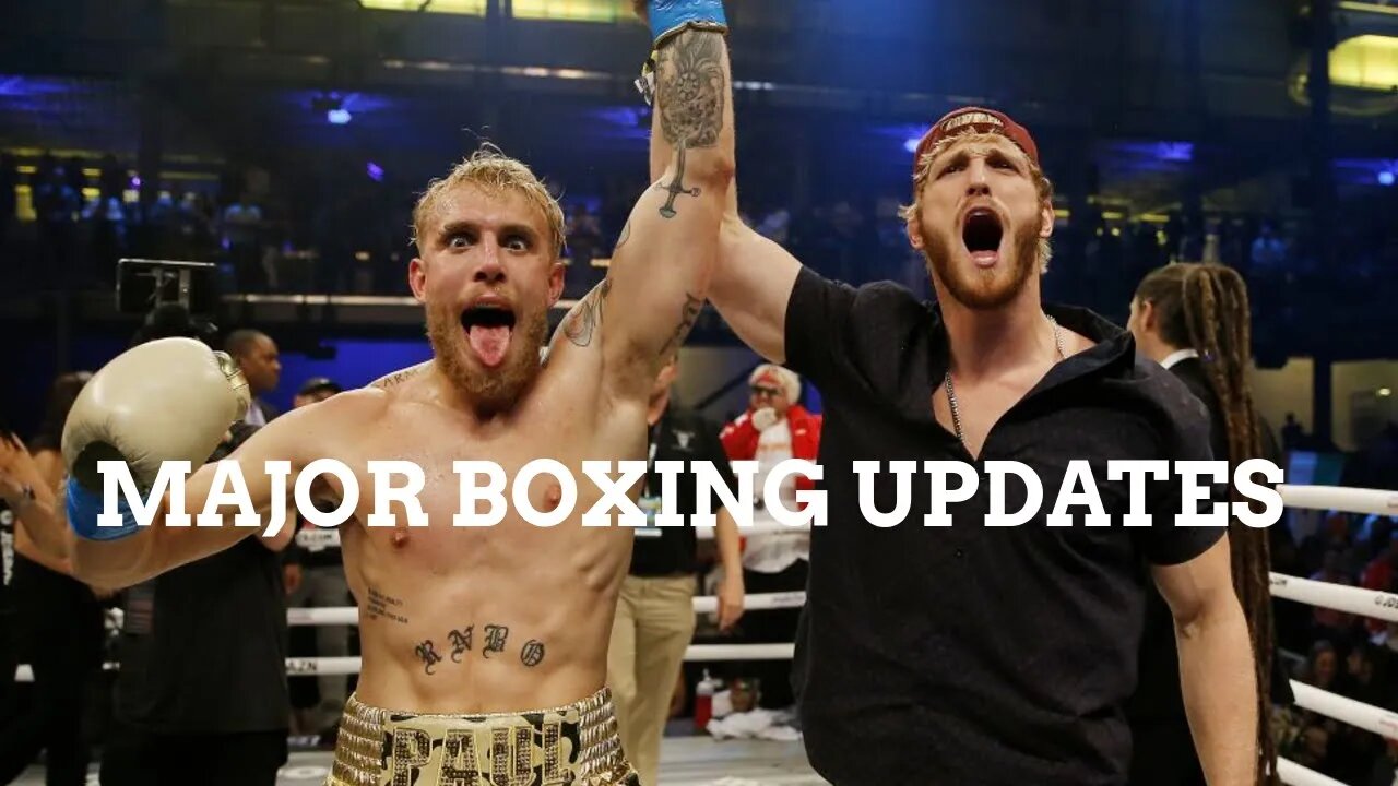 MAJOR BOXING NEWS | CANELO ALVAREZ UPDATE | JAKE PAUL TRILLER | LOGAN PAUL FLOYD MAYWEATHER