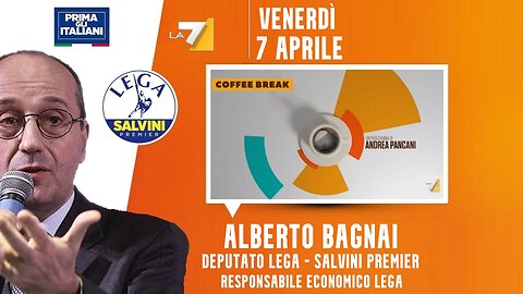 🔴 Interventi dell'On. Alberto Bagnai ospite a Coffee Break di Andrea Pancani del 07/04/2023.