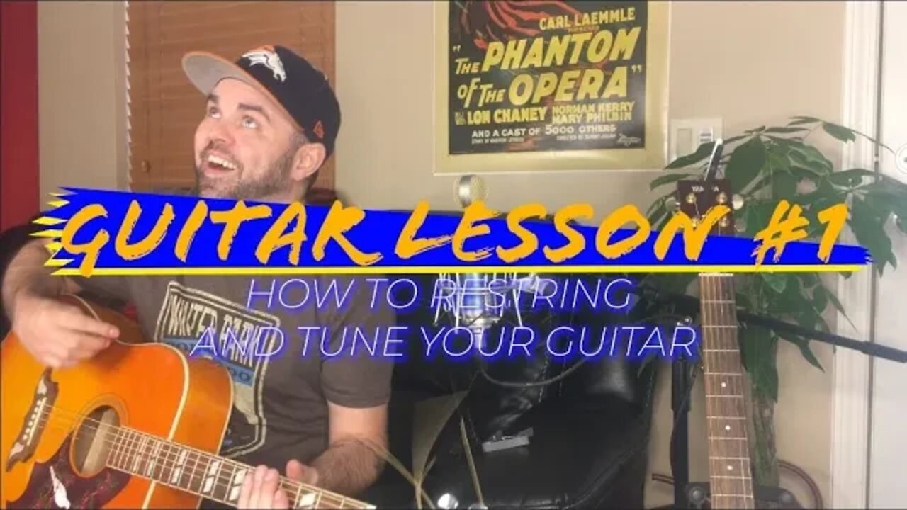 Guitar Lesson #1 | How To Restring And Tune Your Guitar