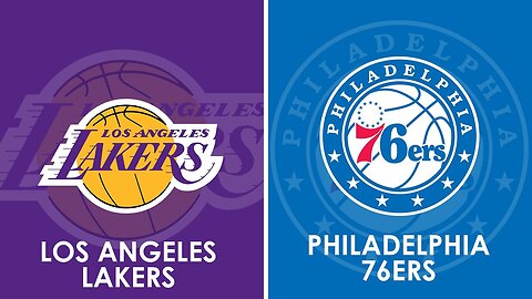 Los Angeles Lakers vs Philadelphia 76ers I NBA Live Scoreboard