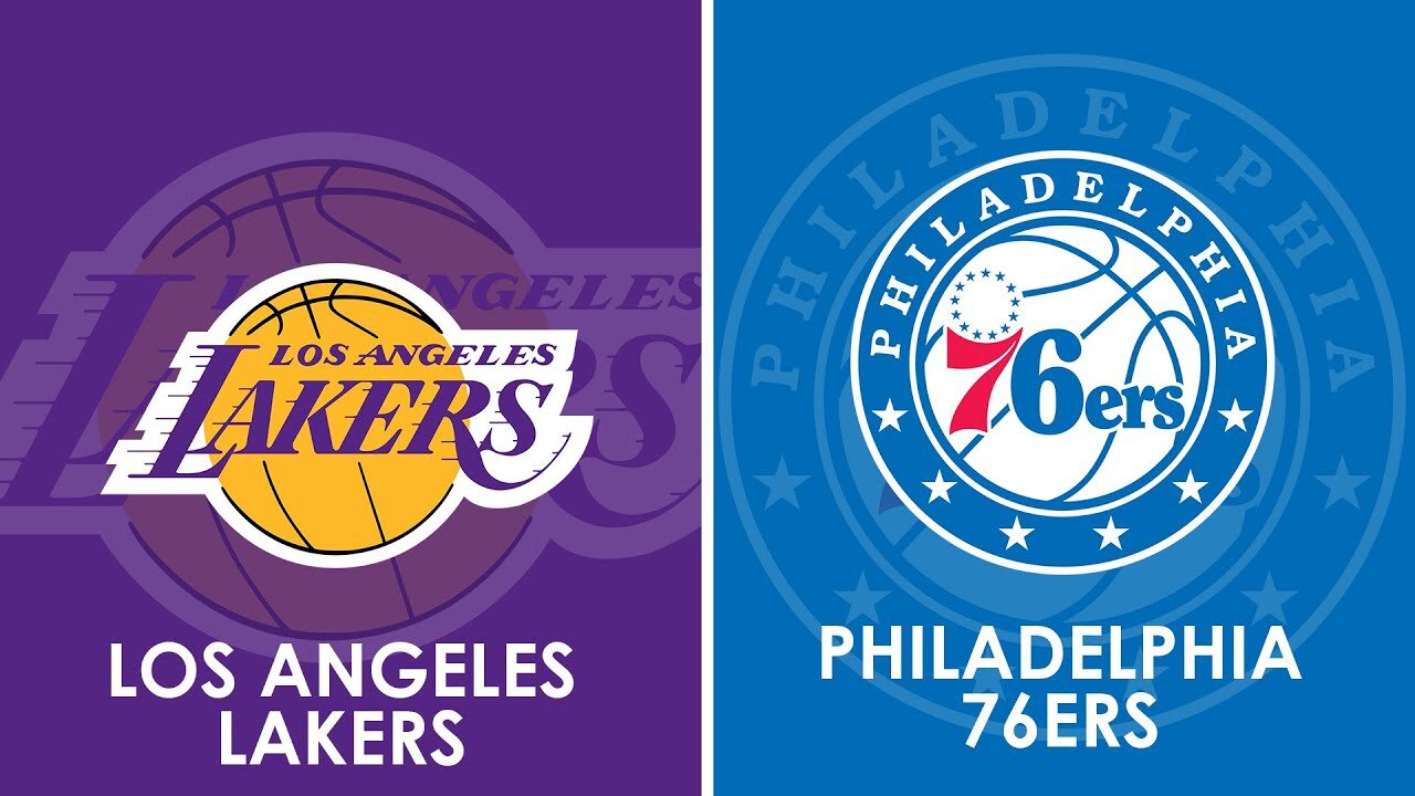 Los Angeles Lakers vs Philadelphia 76ers I NBA Live Scoreboard