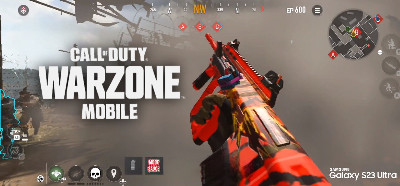 Warzone mobile..Muiltyplayer MX9 Battle RHYTHM 7MW Canted Laser.. 120fov 60fps.