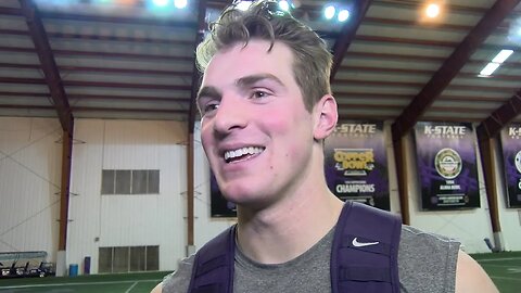 Kansas State Football | Dalton Schoen speaks after K-State's 2020 Pro Day | March 4, 2020