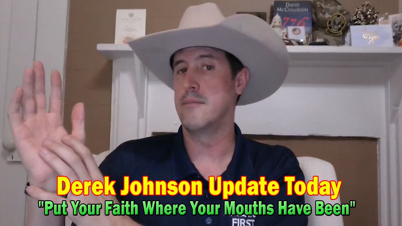 Derek Johnson Update Today Nov 4: "Put Your Faith Where Your Mouths Have Been"