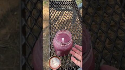 Smoothie In A Mason Jar