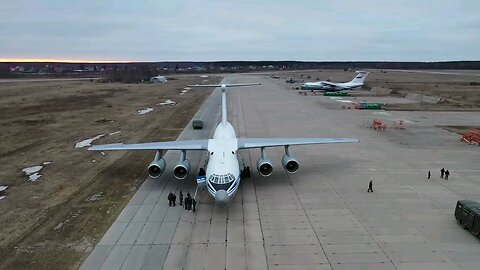 The new strategic transport aircraft Ilyushin Il-76MD-90A