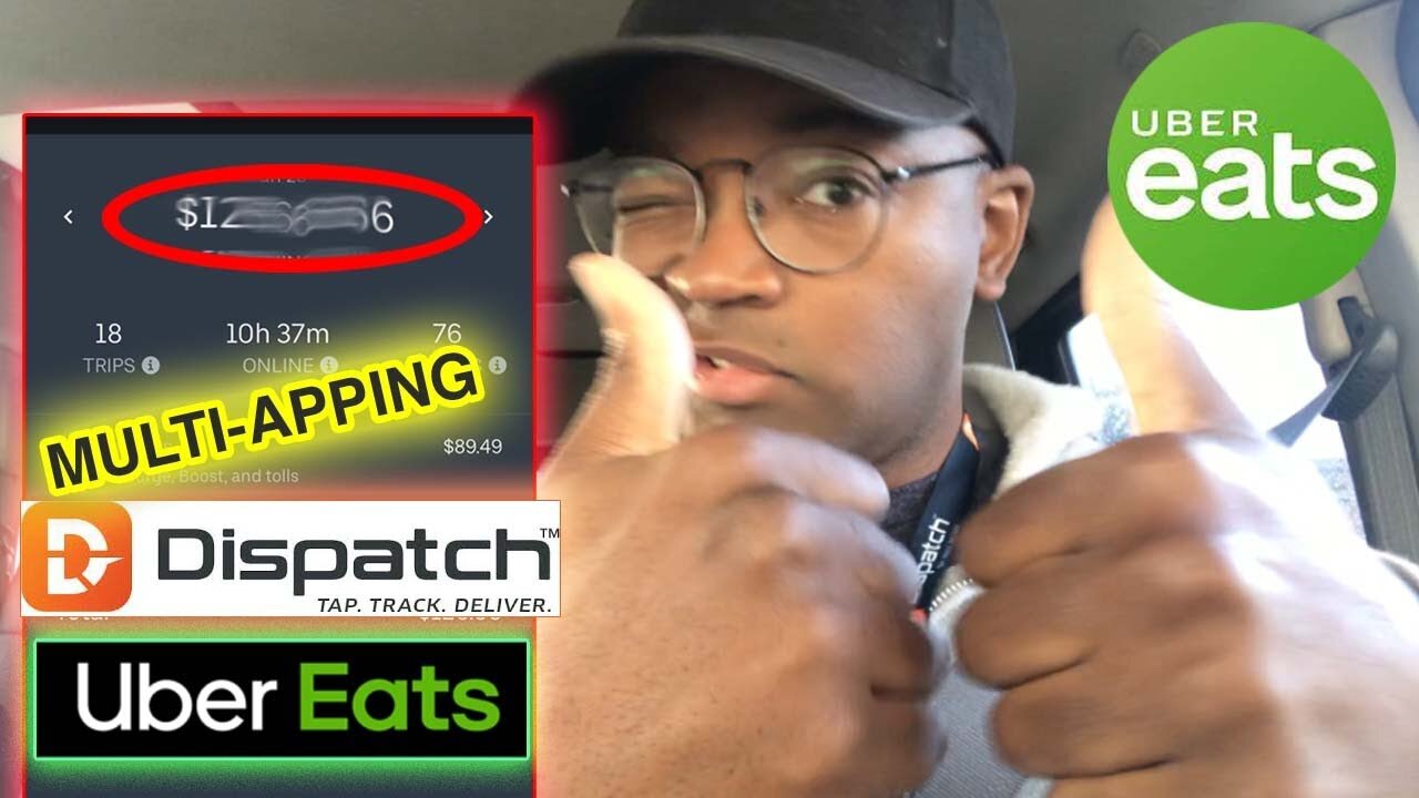 UBER EATS & DISPATCH DELIVERY I MADE ____? MULTI APPING | FULL TIME DRIVER | DAILY EARNINGS REVIEW