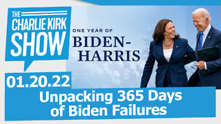 Unpacking 365 Days of Biden Failures with Senator Tom Cotton | The Charlie Kirk Show LIVE 01.20.22