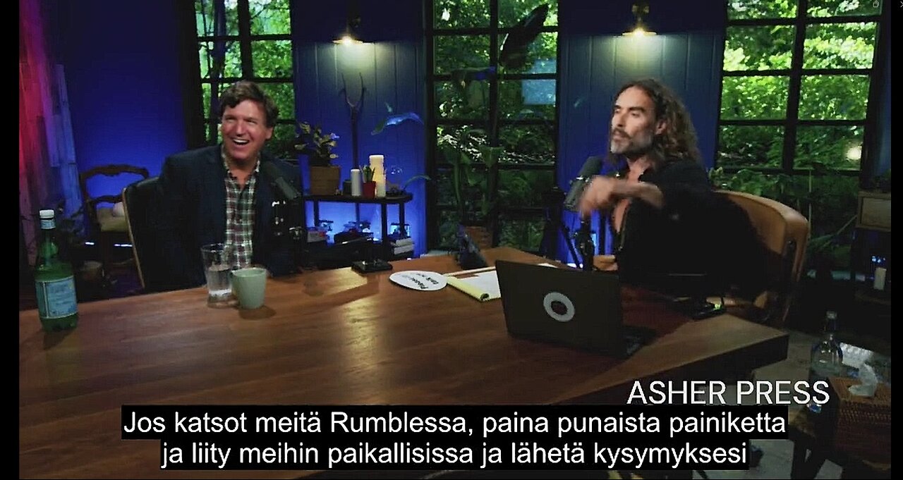 Tucker Carlson MAAILMAN ENSIMMÄINEN haastattelu Foxista lähtemisen jälkeen! - Russell Brand 07.07.2023