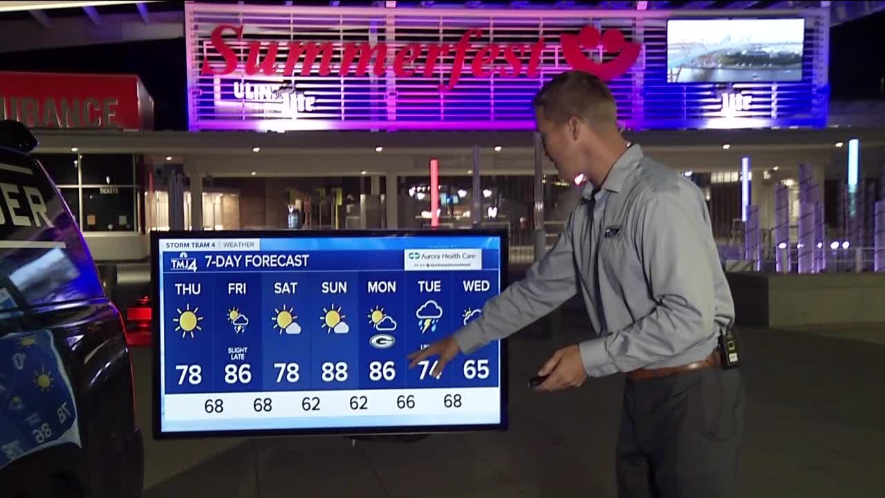 Beautiful weather ahead Thursday