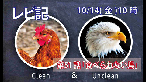 「食べられない鳥」(レビ11.13-19)みことば福音教会2022.10.14(金)