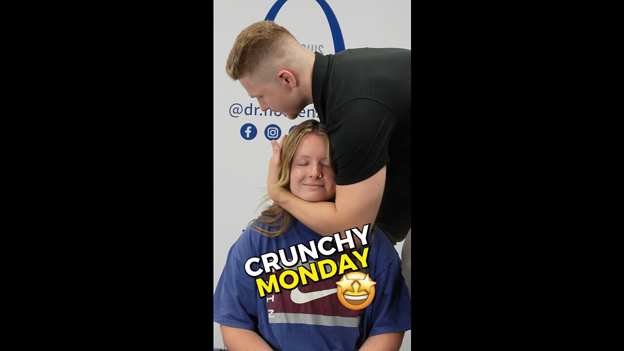 Nice and Crunchy! #chiropractor #backpain #neckpain #headaches