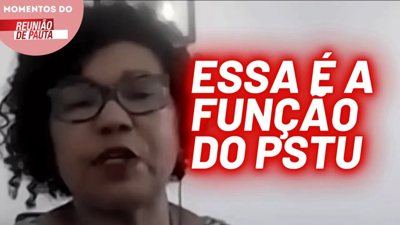 Candidata do PSTU ataca Lula | Momentos do Reunião de Pauta