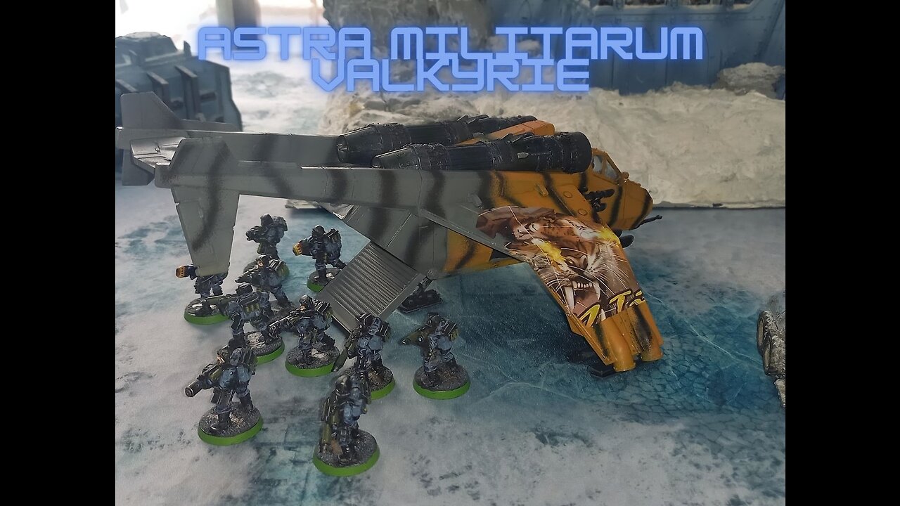 Astra Militarum Valkyrie wargame terrain