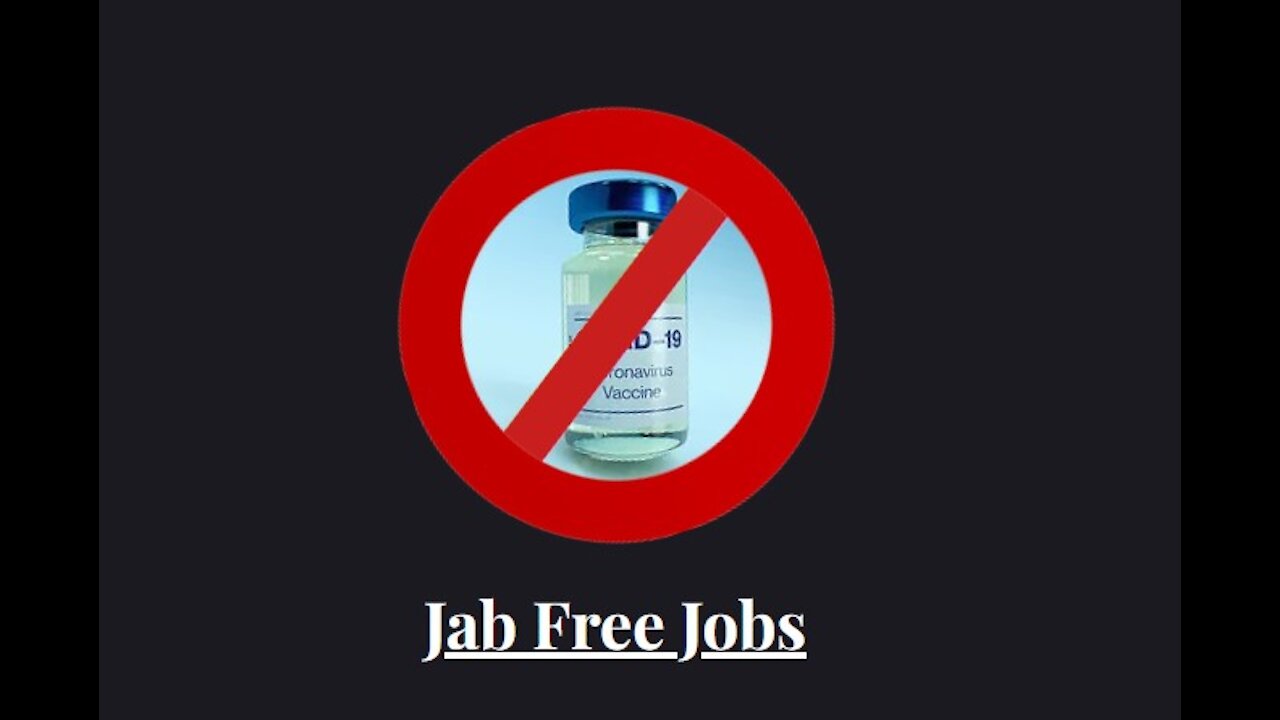 Posting in JabFreeJobs.info website - Jobs that do not require the Vax