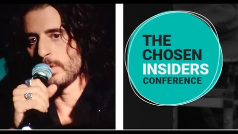 Jonathan Roumie at the Chosen insider Conference- hilarious and charming as usual- fresh video