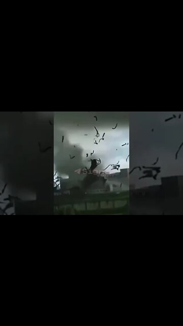 Powerful tornado in #china