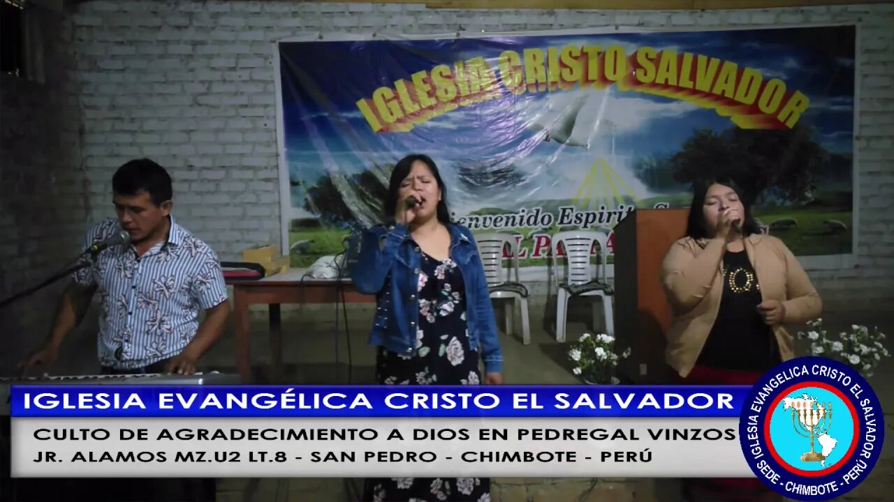 CULTO DE AGRADECIMIENTO A DIOS EN PEDREGAL VINZOS