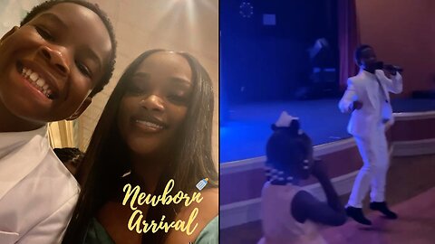 DaBaby & MeMe's Son Caleb Performs His Own Rap Song At Uncle's Wedding! 🎤