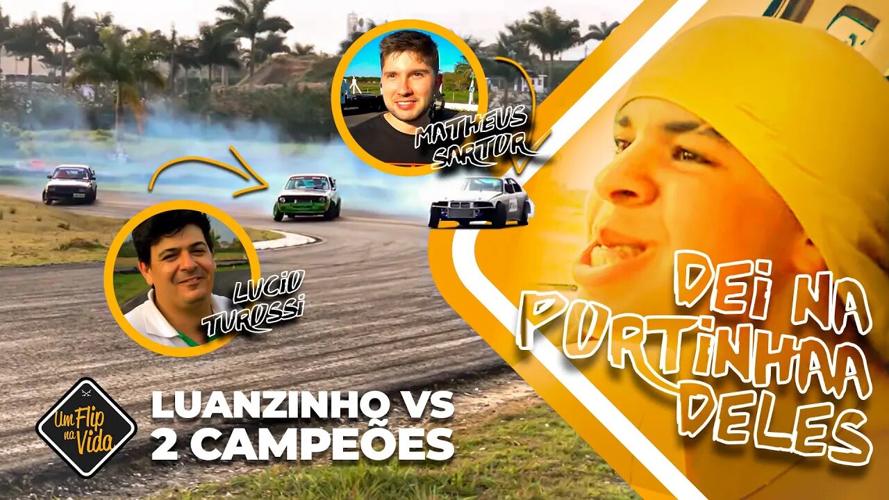 LUANZINHO BATALHANDO COM 2 PILOTOS CAMPEÕES