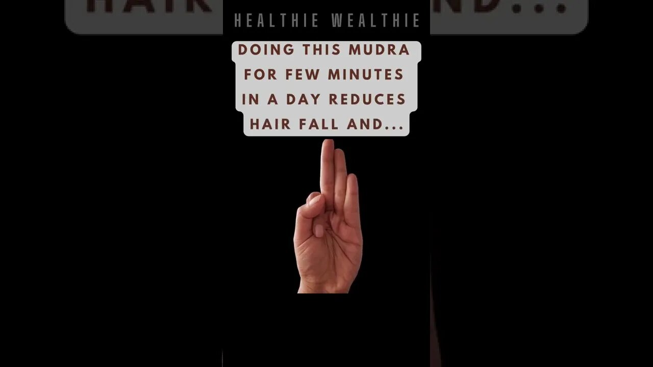 This Hand Mudra Can Help with Hair Growth || #health || #shorts || #mudra || #healthy