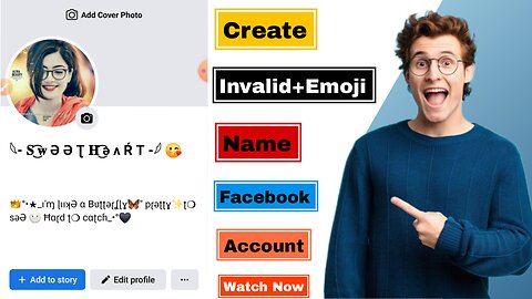 How to Create Emoji Invalid Name Facebook Account 2023 | Create Invalid Emoji Name Facebook Account