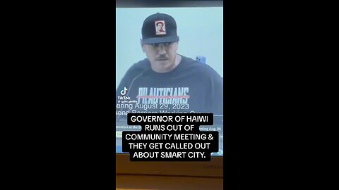 HI Governor Gets Called Out By The People!