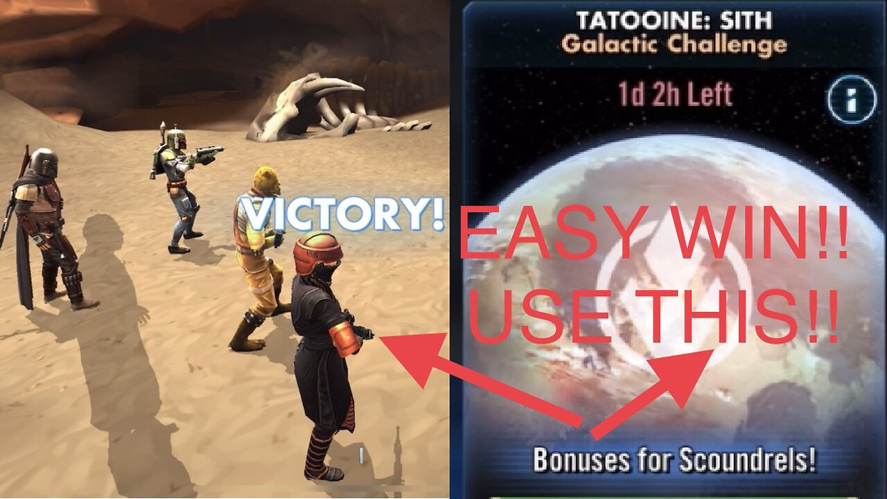 EASILY Max Crate Galactic Challenge Tatooine: Sith in ONE Try!!