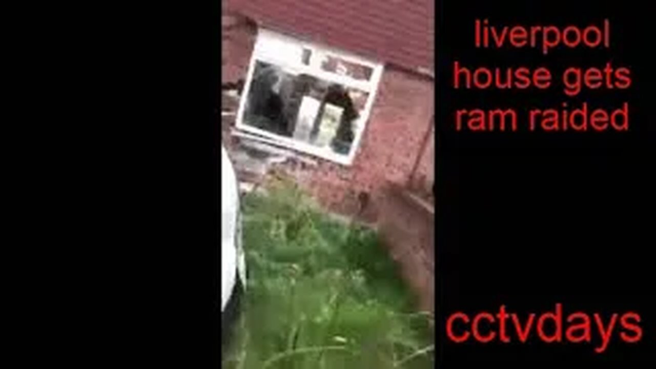 scousers ram raid a rivals house. must watch