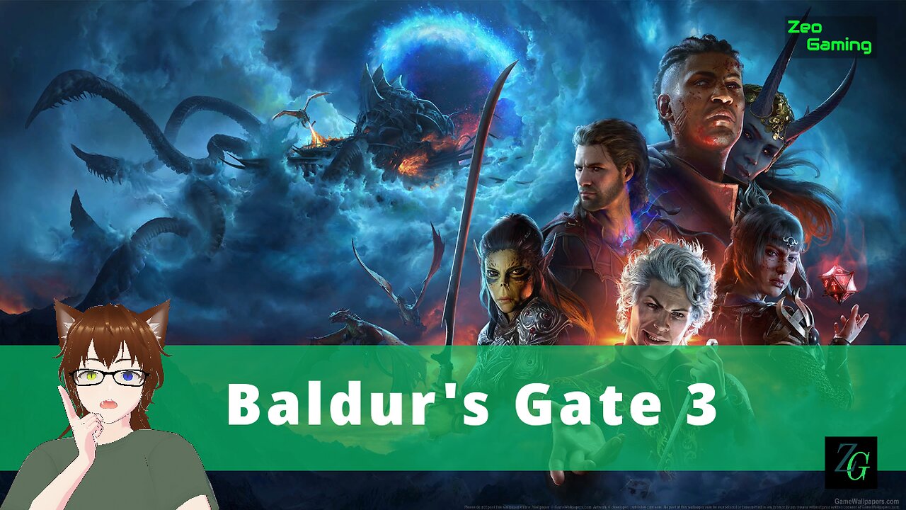 Z Stream - First Baldur's Gate Game I've Played!! EP1 - Baldur's Gate 3