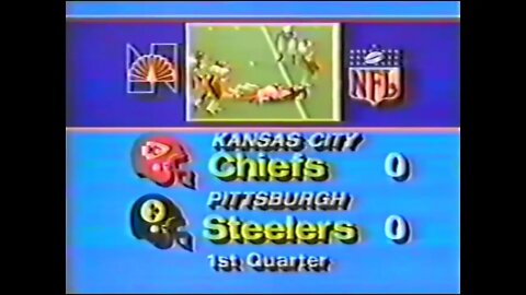 1982-12-05 Kansas City Chiefs vs Pittsburgh Steelers