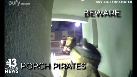 Las Vegas woman becomes a victim to porch pirates