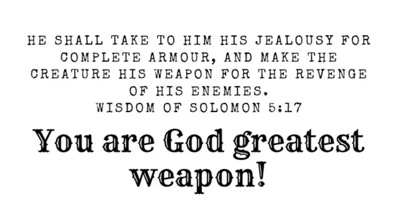 Prophetic Word || You Are God Weapon! #godblessyou #chosenones