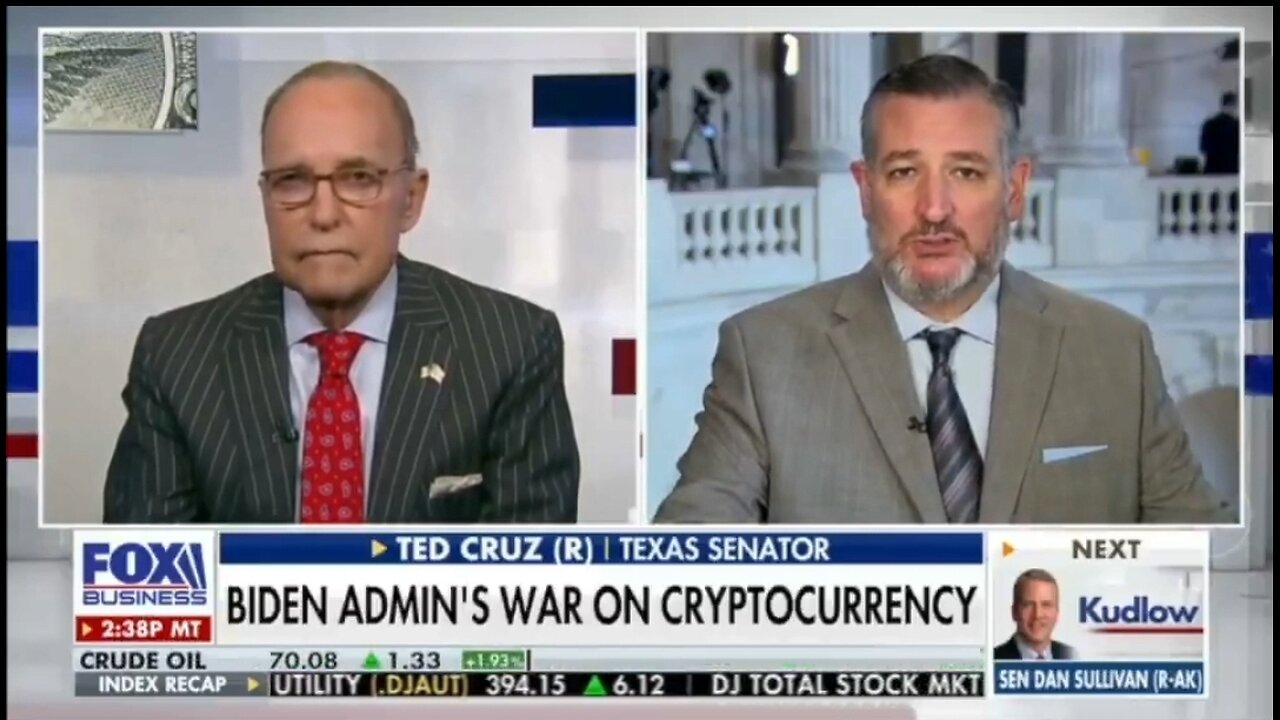 Sen Ted Cruz: Government Is The Biggest Threat To Crypto