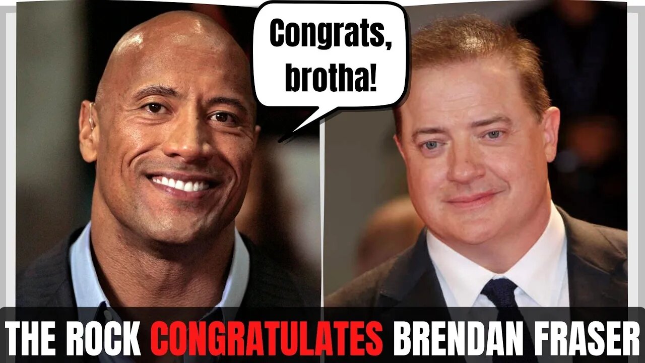 The Rock Congratulates Mummy Co-Star For This | Brendan Fraser Gets His Due